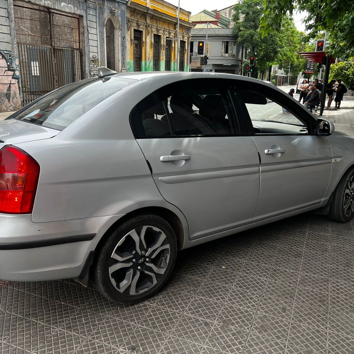 GENERICO - Bota Aguas de Acrílico 2mm plano Negro Brillante a Medida para auto Hyundai Accent 2014 Sedan