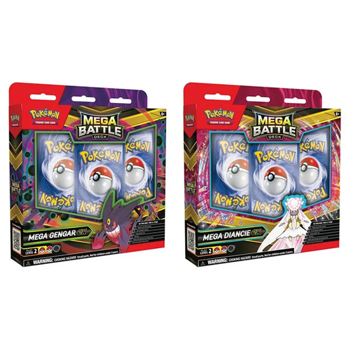 POKEMON - TCG Pokemon Mazo de Combate Mega Gengar ó  Mega Diancie