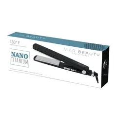 MAR BEAUTY - Plancha Nano Titanium Professional Color Negro
