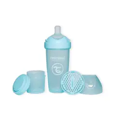 TWISTSHAKE - Mamadera Double Pro 330ml Azul Pastel