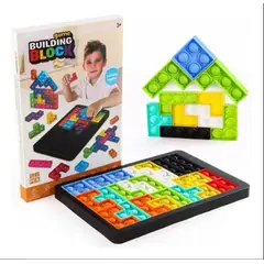 GENERICO - Juguete Sensorial Tetris Game Building Block