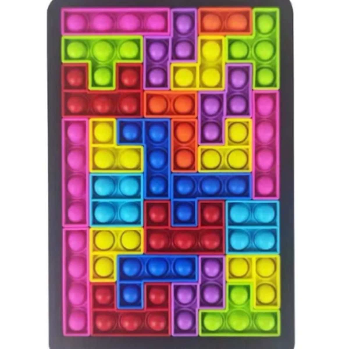 GENERICO - Juguete Sensorial Tetris Game Building Block