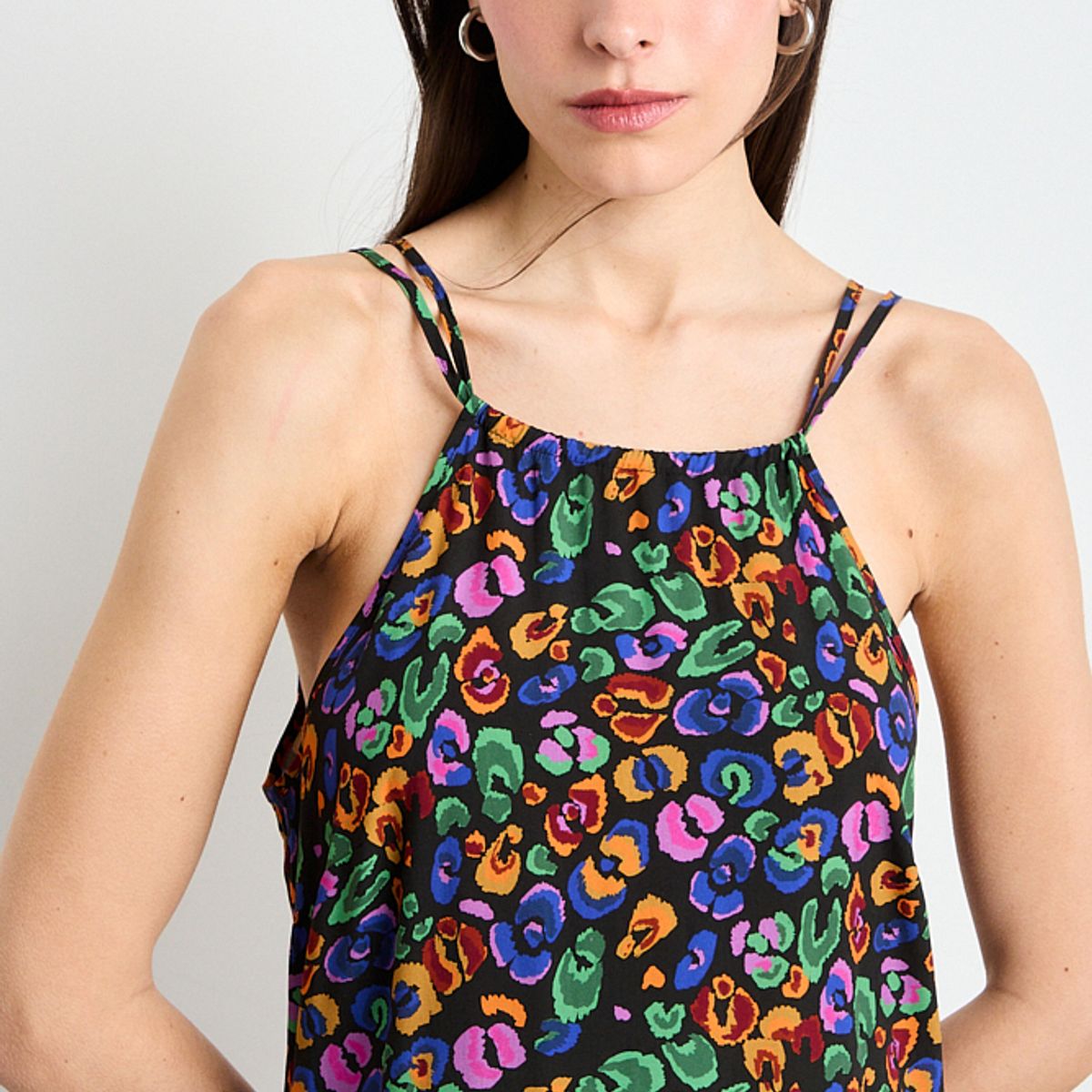 IO - Vestido Fantasia Largo Mujer Negro Io