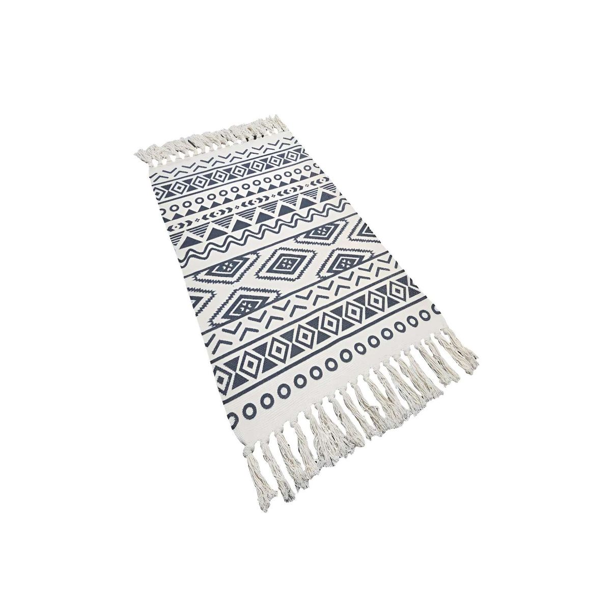 Bajada de cama killim con flecos 110 cm x 60 cm b04, marca GENERICO - Foto Principal