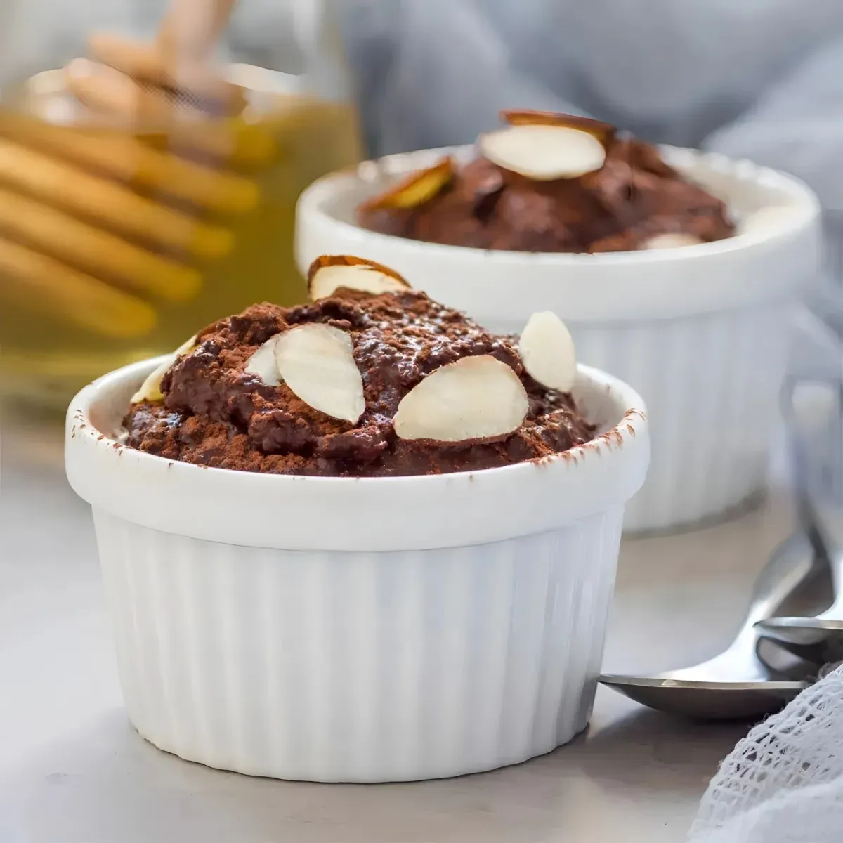 GENERICO - Set 12 Pocillos Ramekin Ceramica Blanco 9cm Cocina Horno