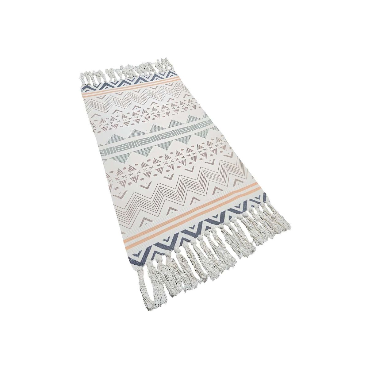 GENERICO - Bajada de cama killim con flecos b01