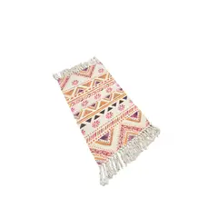 GENERICO - Bajada de cama killim con flecos b06