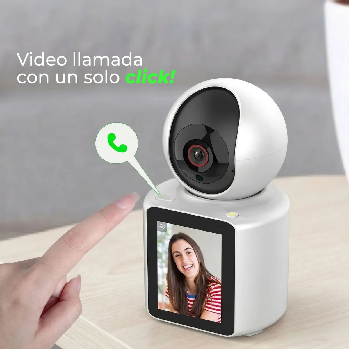 MON PETIT - Camara Monitor Bebe Pantalla Bidireccional Seguridad Full HD