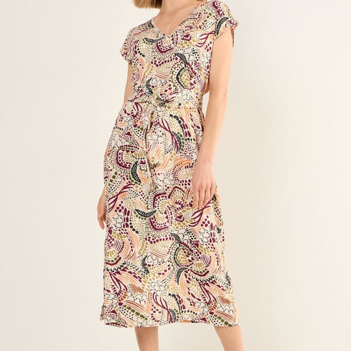 MA GRIFFE - Vestido Mujer Burdeos Magriffe