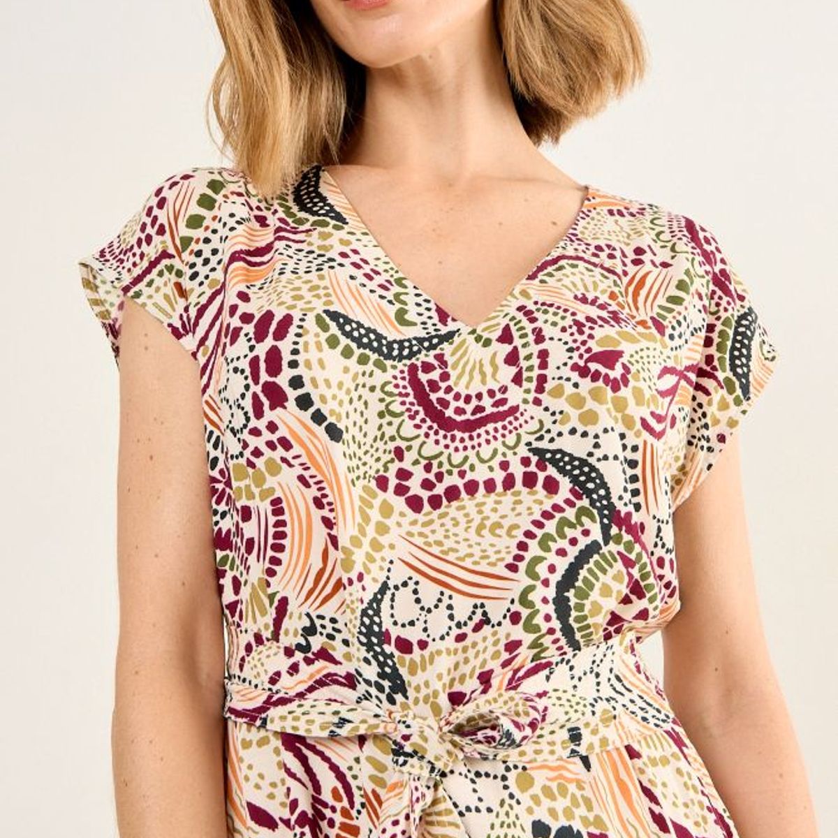 MA GRIFFE - Vestido Mujer Burdeos Magriffe