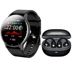 PHILIPS - Audifonos TAT3469 Negro Bluetooth y Fit Pro reloj inteligente B