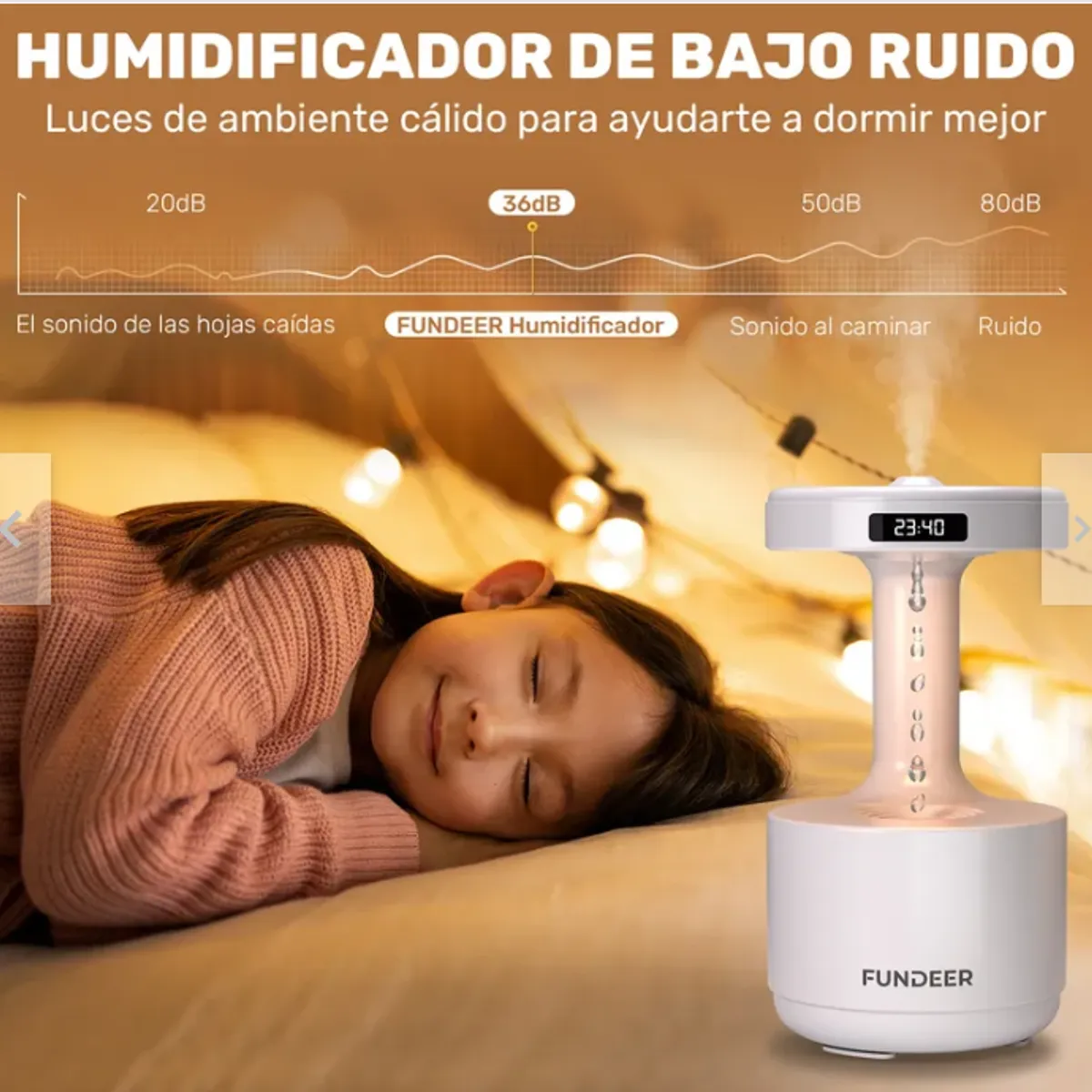 GENERICO - Humidificador Antigravedad Ultrasonico Nuevo