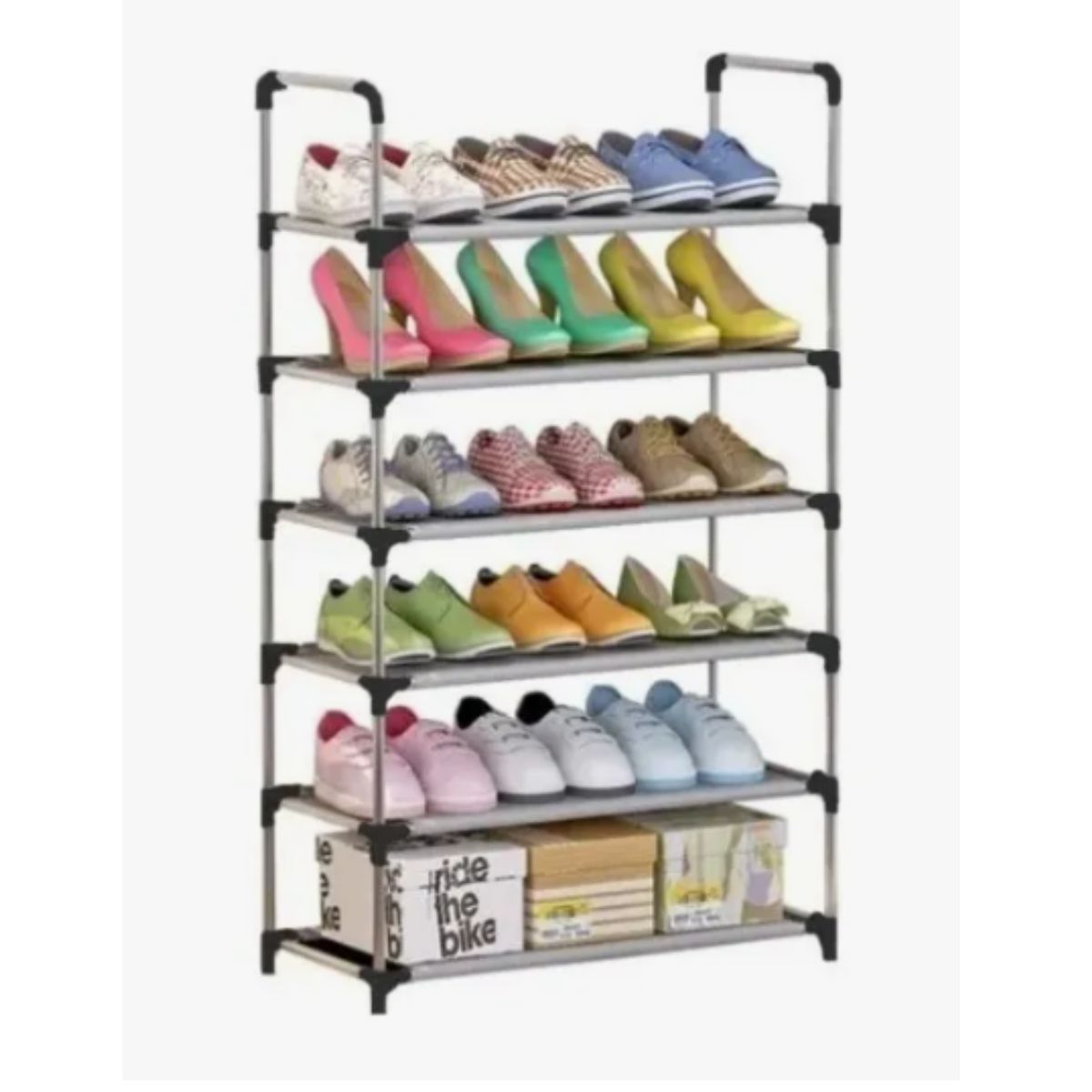 GENERICO - Zapatero Organizador Modular de 6 Niveles - Estantería Desarmable de Gran Capacidad