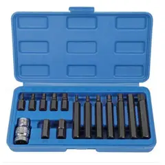 GENERICO - Juego 15 Destornilladores Hexagonales S2