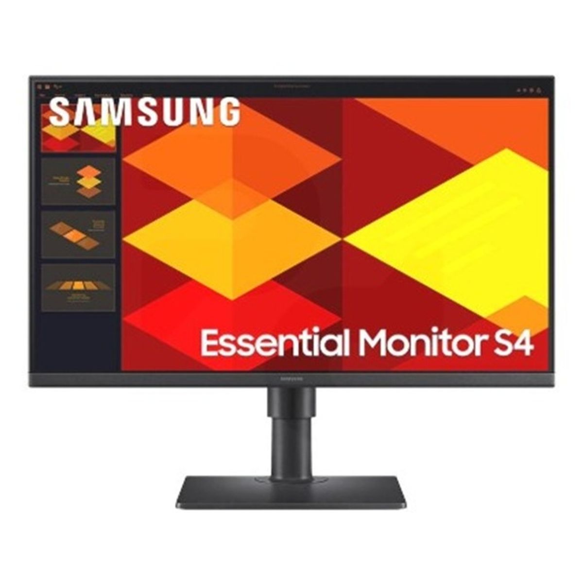 SAMSUNG - Monitor 24  (plano) - Samsung Essential S4 - Full Hd