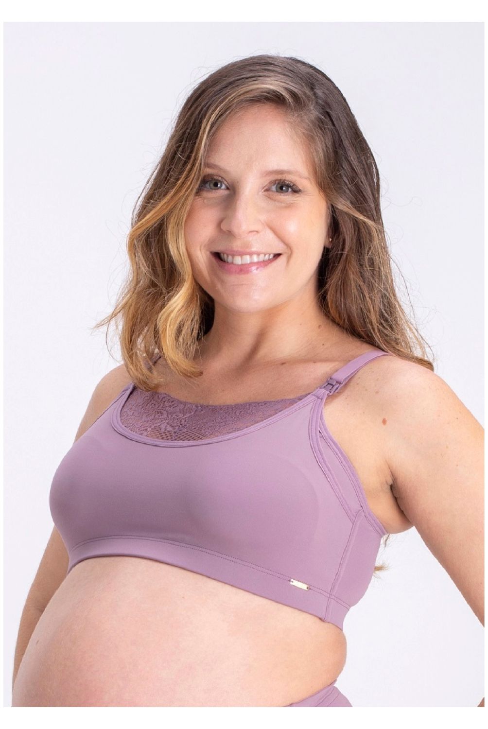 2RIOS - Sostén Lactancia Semi Encaje Mujer 2Rios