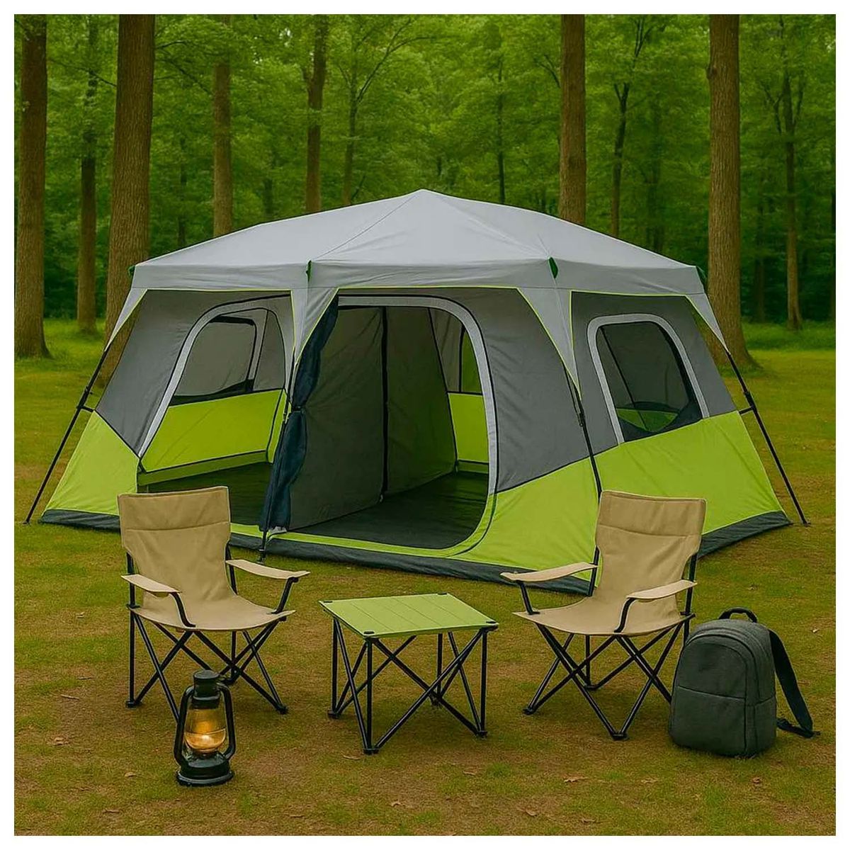 RUTTA - Carpa Instantánea QuickCamp 8 Personas