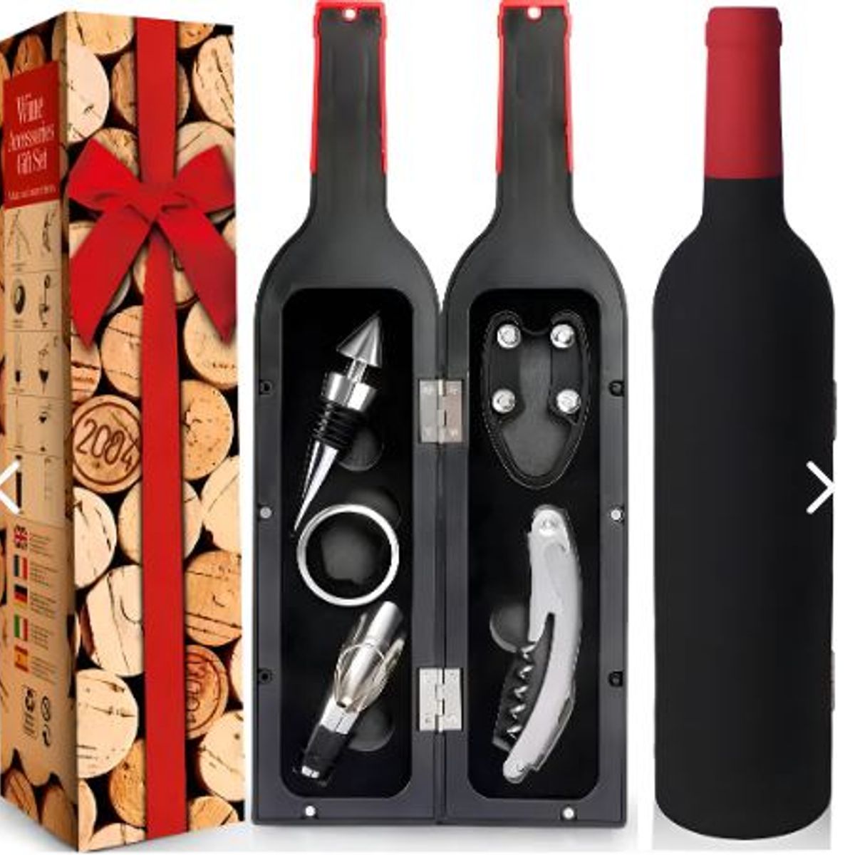 GENERICO - Juego Descorche De Vino 5 Accesorios