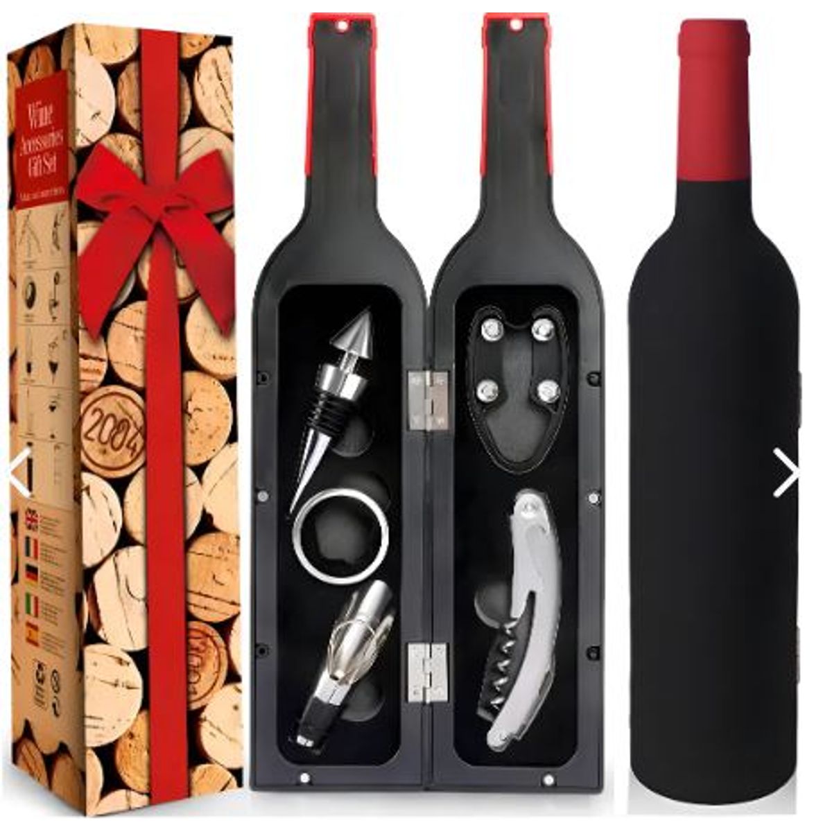 GENERICO - Juego Descorche De Vino 5 Accesorios