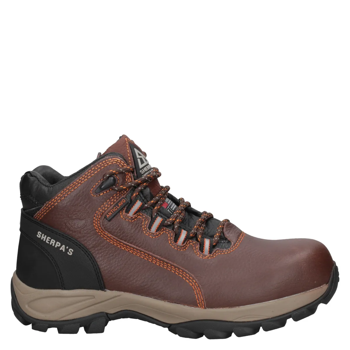 SHERPAS - Zapato de Seguridad Hombre Marrón oscuro Sherpas