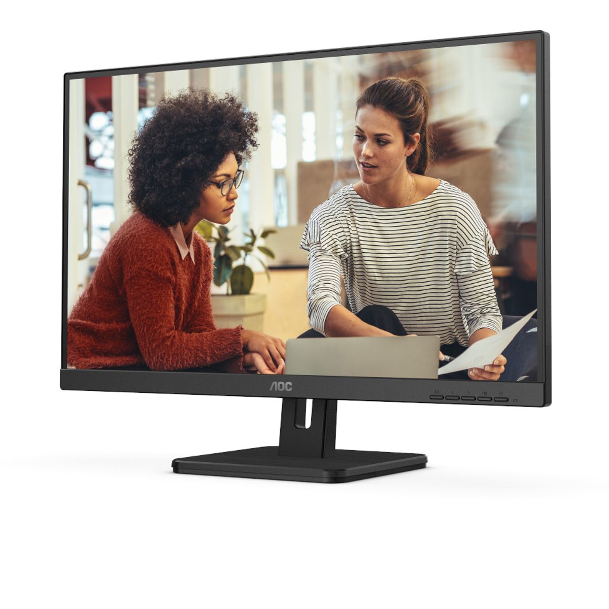 AOC - Monitor 24  (plano) - Aoc 24e3um - Full Hd (hdmi/dp)