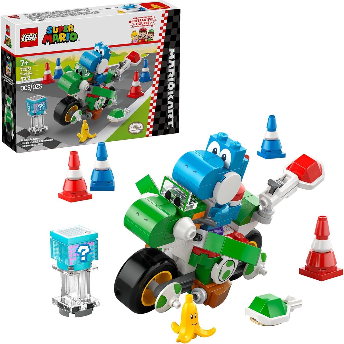 LEGO - LEGO - Super Mario Mario Kart Yoshi Bike Building Toy