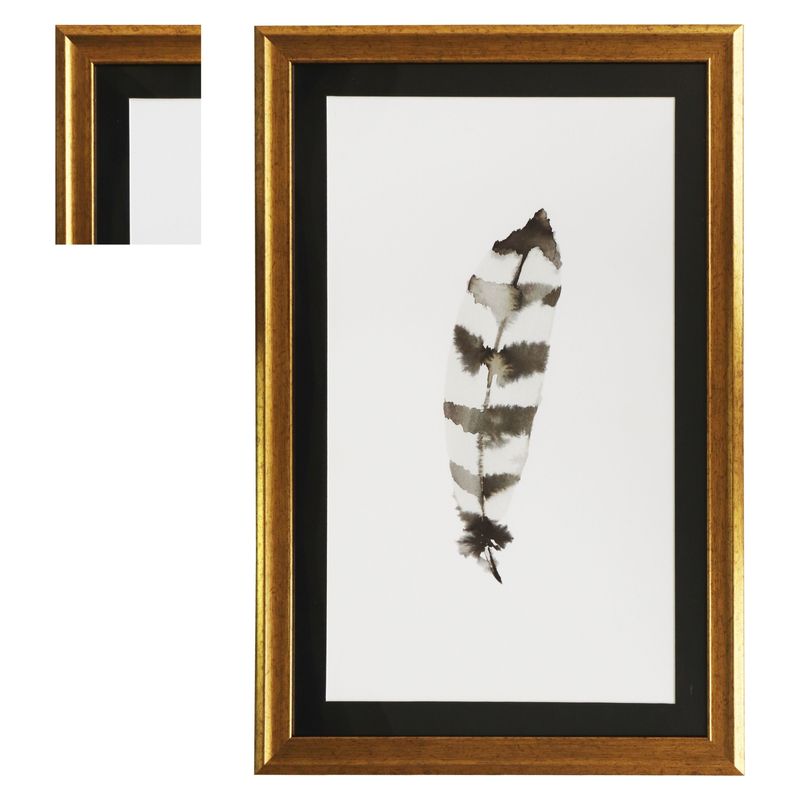 RONDA - Cuadro Pluma Rayas 40 X 60 Cm Ronda