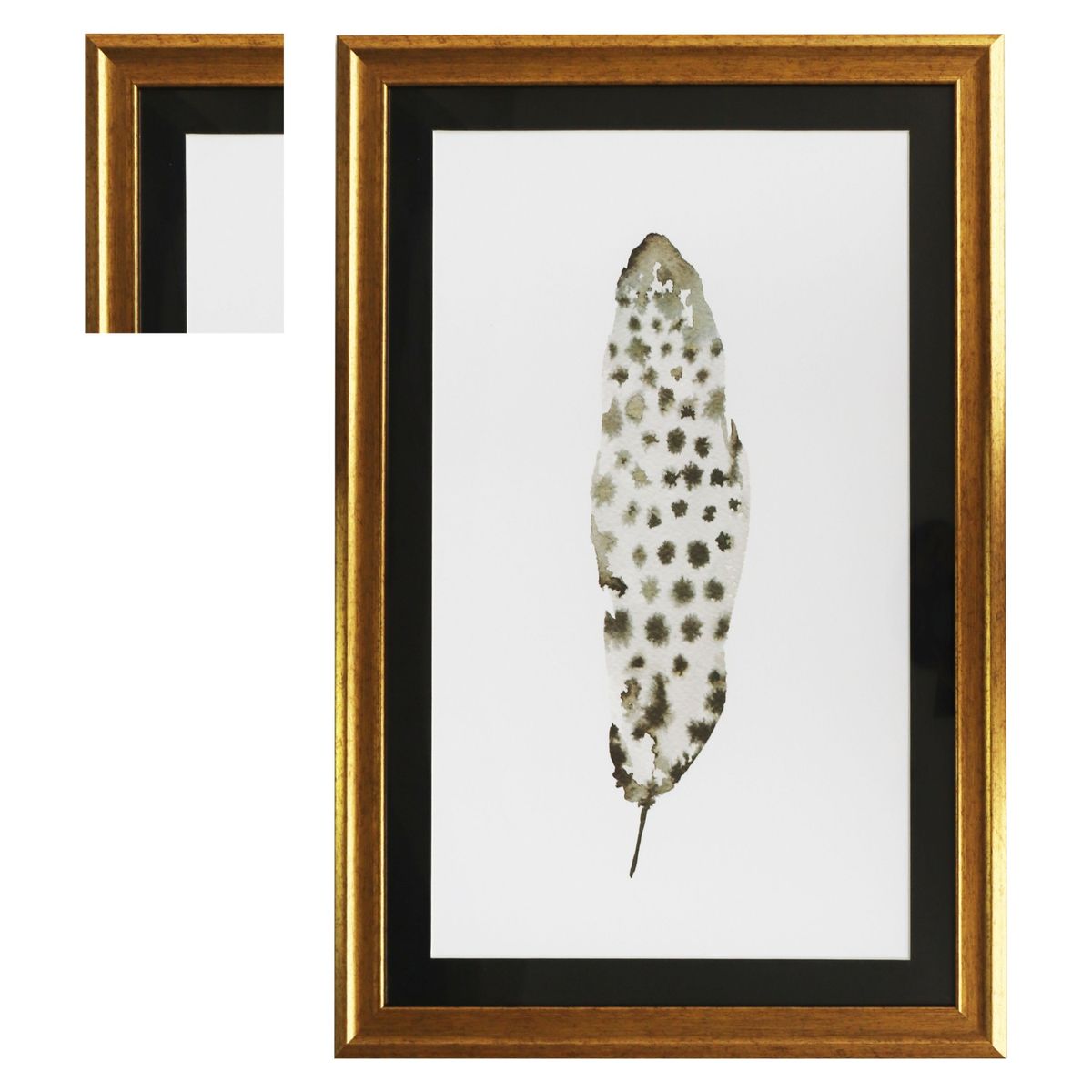 RONDA - Cuadro Pluma Puntos 40 X 60 Cm Ronda