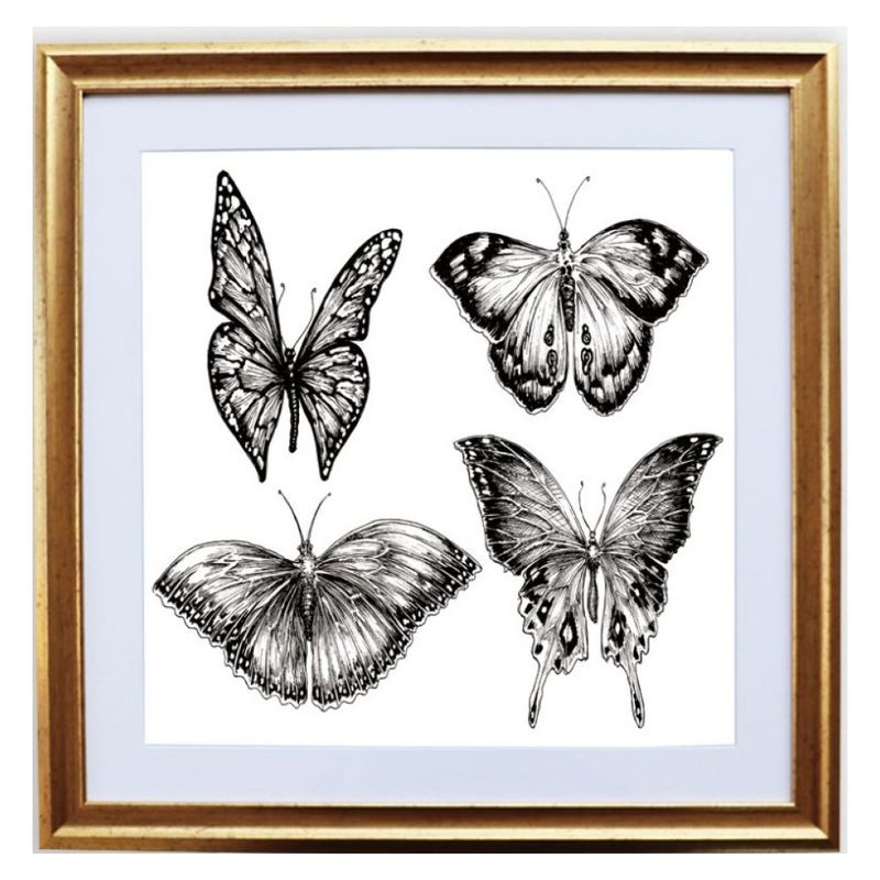 RONDA - Cuadro Mariposas 50X50 Cm Ronda