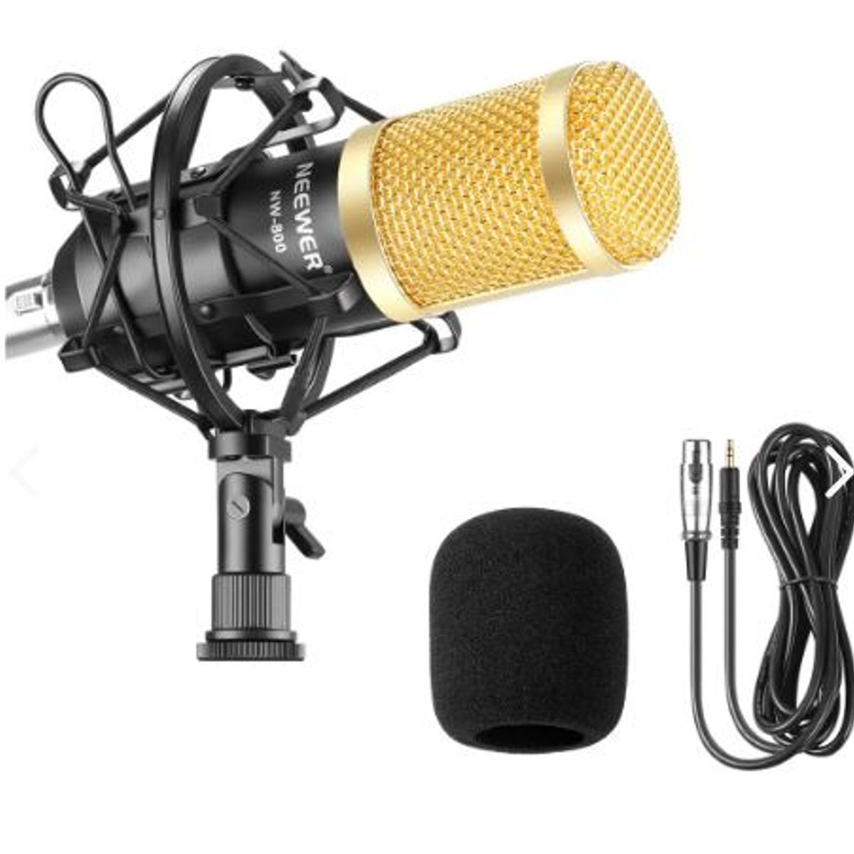 GENERICO - Kit Microfono Estudio Condensador