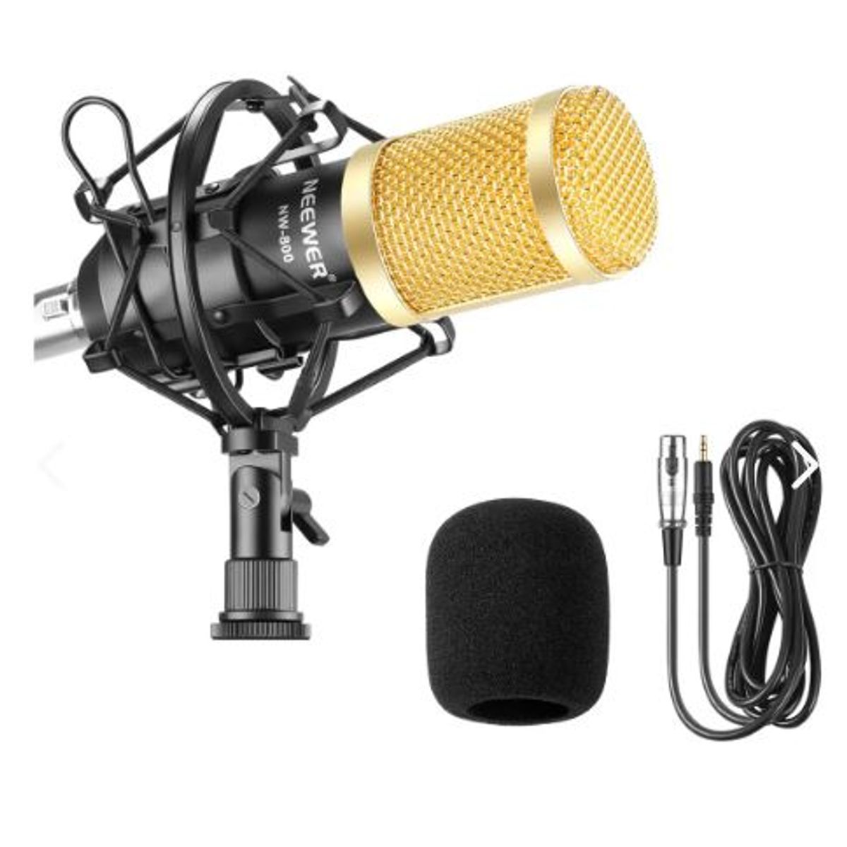 GENERICO - Kit Microfono Estudio Condensador