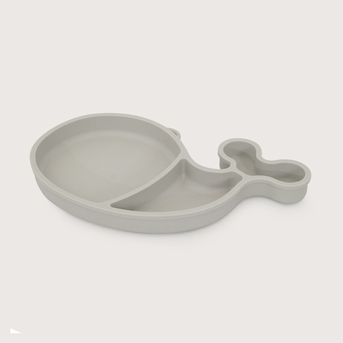 OPALINE - Plato ballena gris