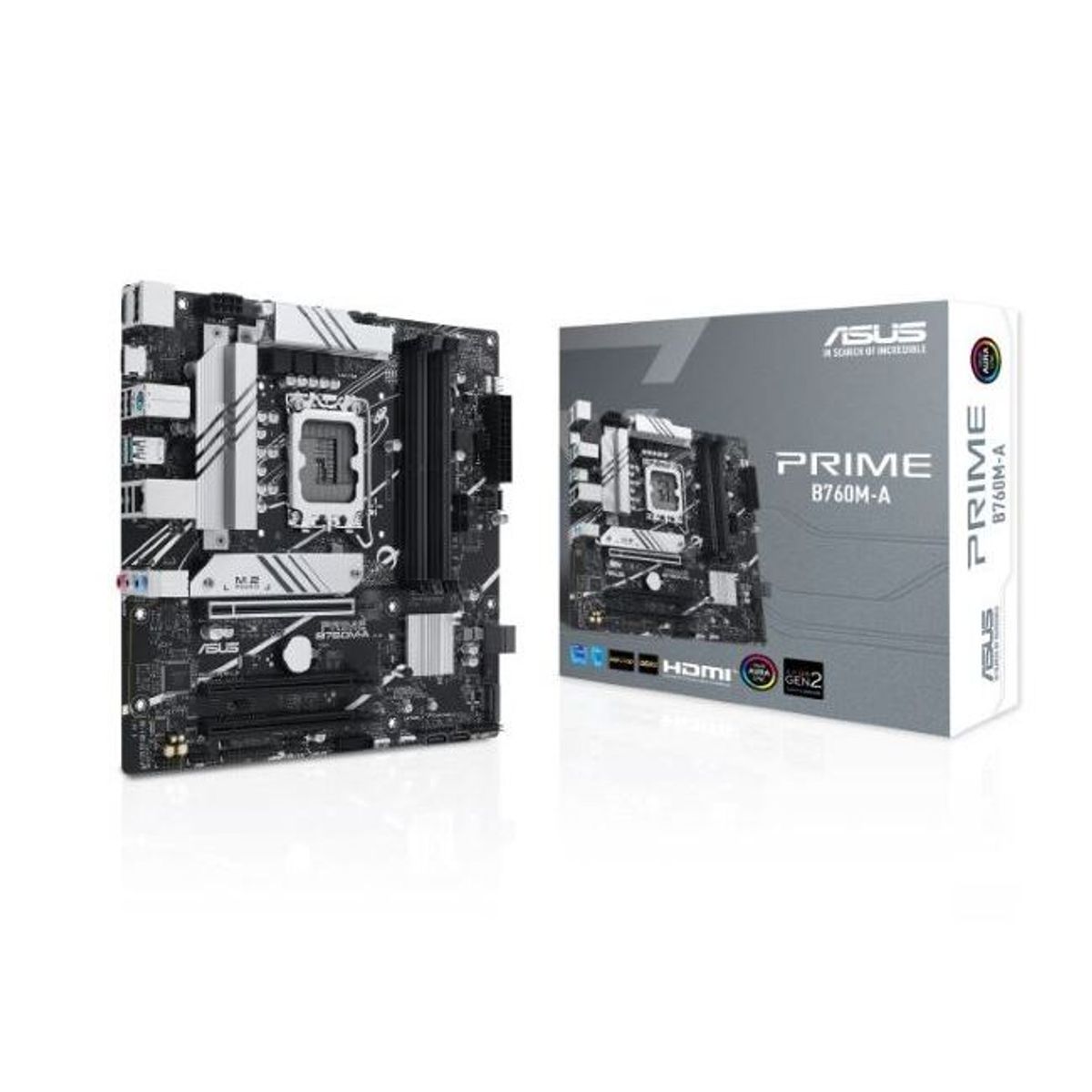 ASUS - Mb S1700 intel - Asus Prime B760m A - 4x Ddr5 - Micro Atx