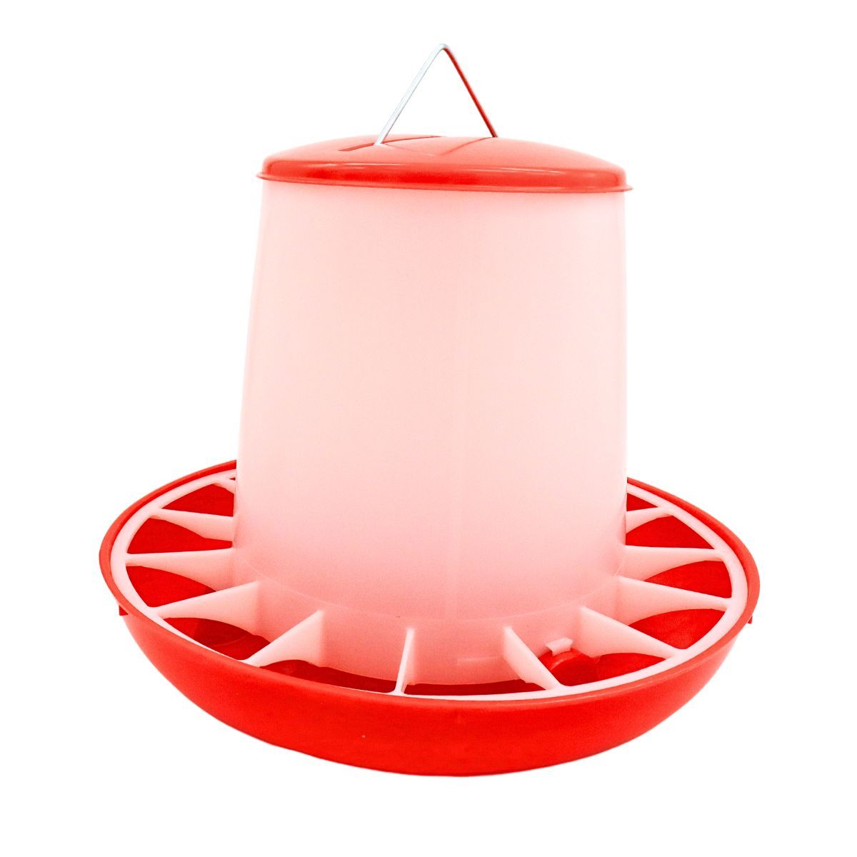 GENERICO - Pack X2 Comedero para Gallinas 9kg Aves Granja Pollos