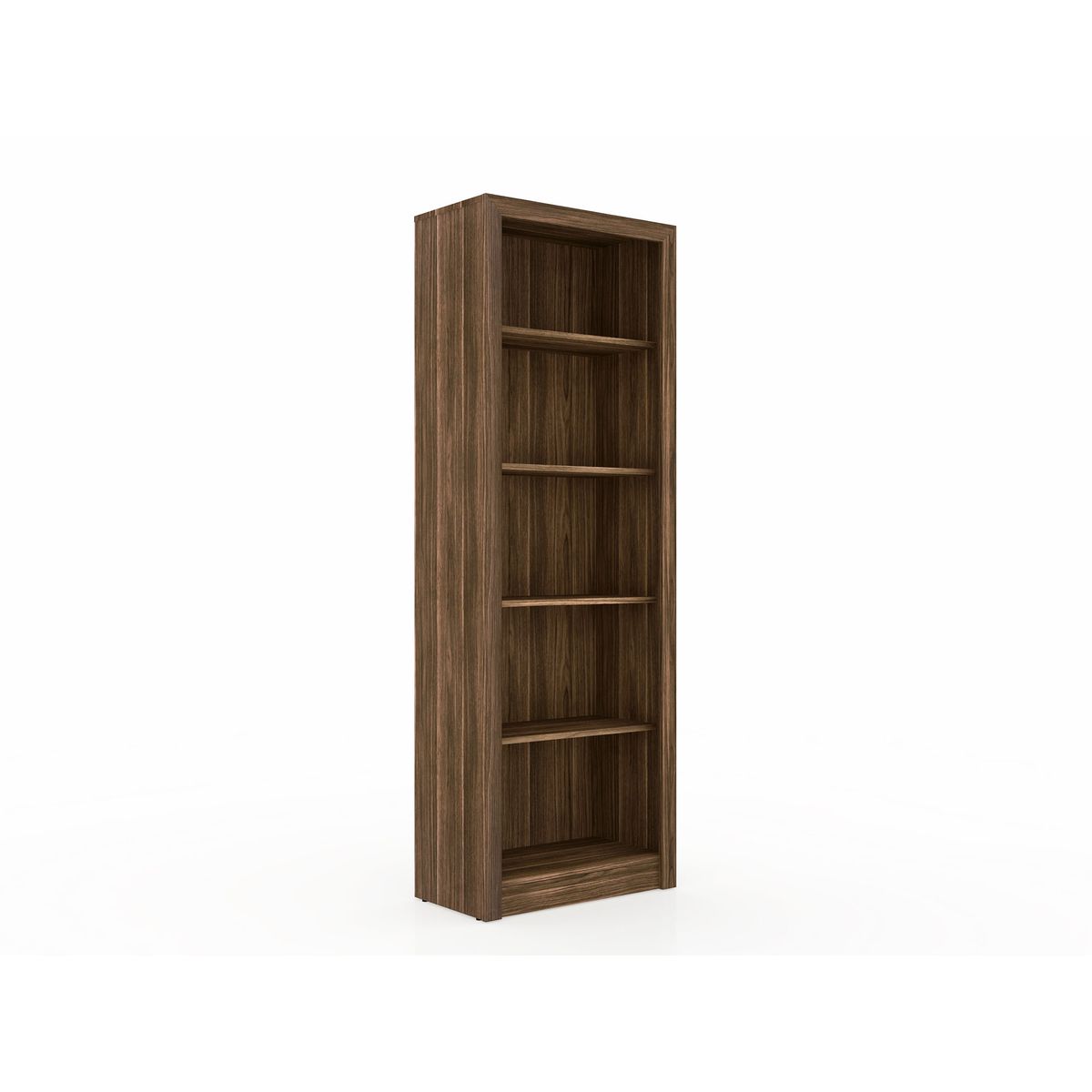 TECNOMOBILI - Estante Librero 5 Niveles 31.5x171.5x31.5 cm Nogal