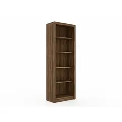 TECNOMOBILI - Estante Librero 5 Niveles 31.5x171.5x31.5 cm Nogal