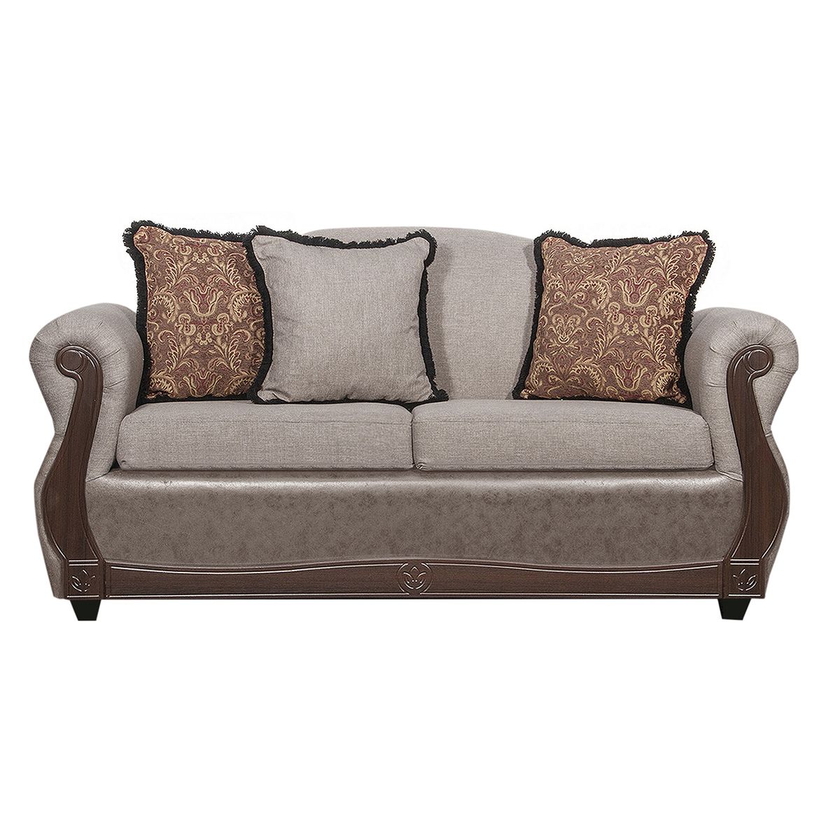 BLACK FACTORY - Juego de Living 2 1 1 Gran Columbia Beige Chocolate