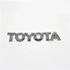 GENERICO - Emblema Compatible con Toyota 120x22mm Yaris y Otros
