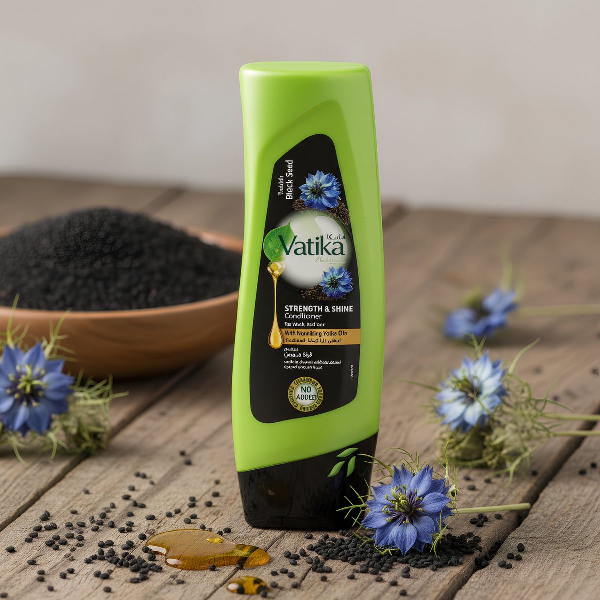 VATIKA NATURALS - Vatika Acondicionador Semilla Negra 200 ml