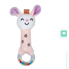 GENERICO - Sonajero Cascabel Animalitos Con Mordillo