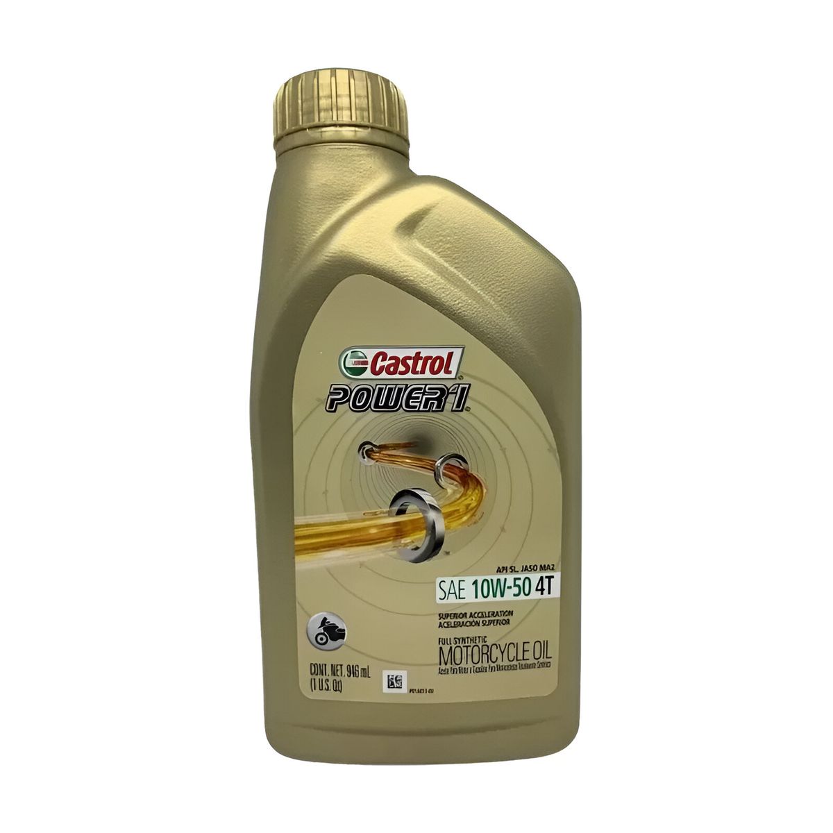 CASTROL - ACEITE CASTROL POWER 1 4T 095 LT SINTÉTICO 10W50