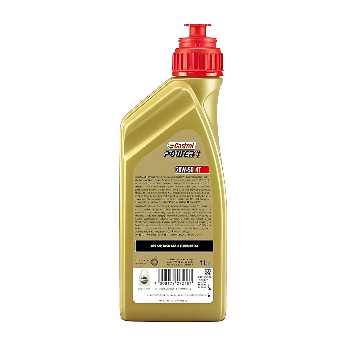 CASTROL - ACEITE CASTROL POWER 1 4T 1LT SEMISINTÉTICO 20W50