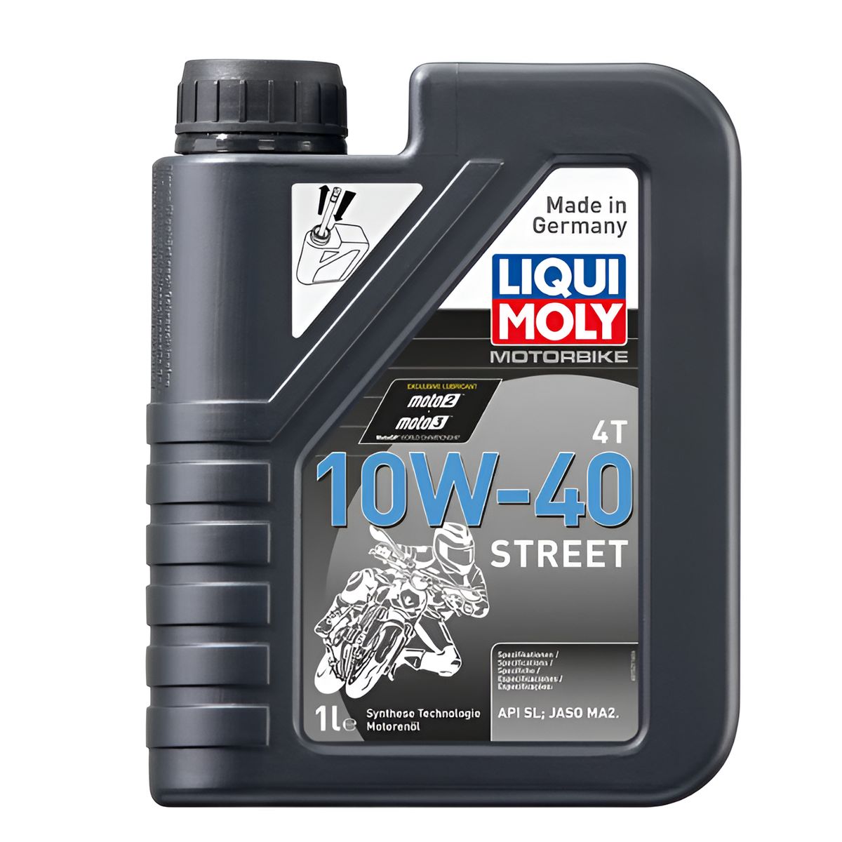 LIQUI MOLY - ACEITE LIQUI MOLY MOTORBIKE 4T STREET SINTÉTICO 10W40