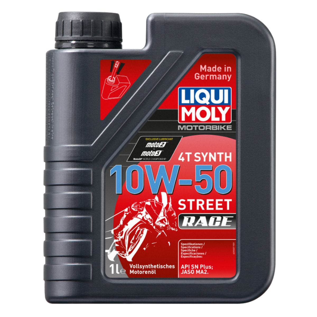LIQUI MOLY - ACEITE LIQUI MOLY MOTORBIKE 4T STREET RACE SINTÉTICO 10W50