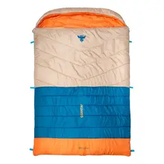 GENERICO - Saco De Dormir Doble Impermeable Aislante Camping Invierno