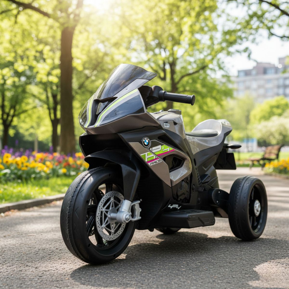 MUNDO ONLINE - Moto Niños Eléctrica 3 Ruedas Hp4 Luces Y Sonido