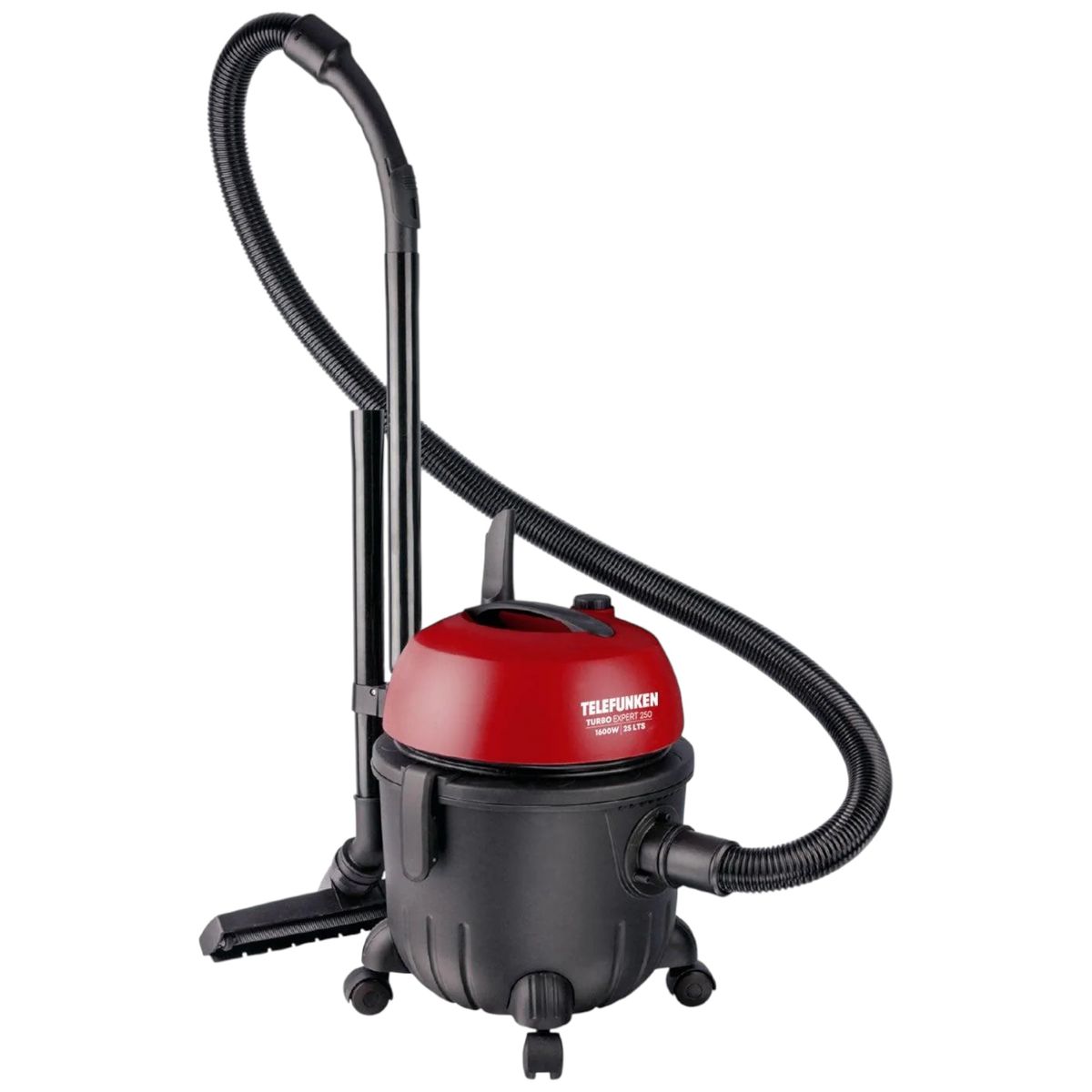 TELEFUNKEN - Aspiradora WET  DRY Turbo Expert 250 1600W 25 Litros  Black