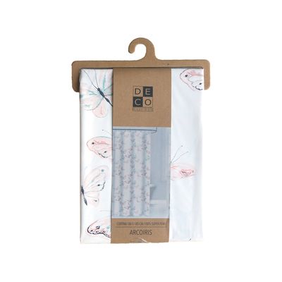 Imagen 2 del producto Cortina baño PEVA Arcoíris Impermeable 180x180 Cms