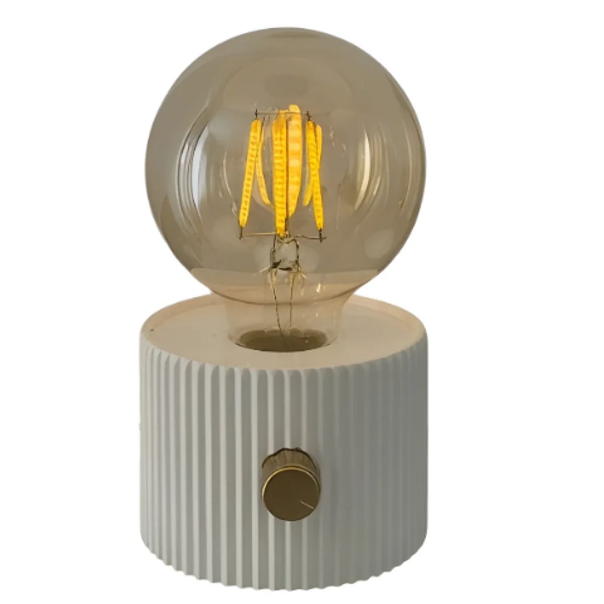 GENERICO - Lámpara De Mesa Velador Luz Cálida Recargable Tipo C