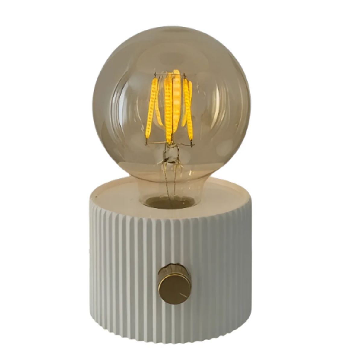 GENERICO - Lámpara De Mesa Velador Luz Cálida Recargable Tipo C